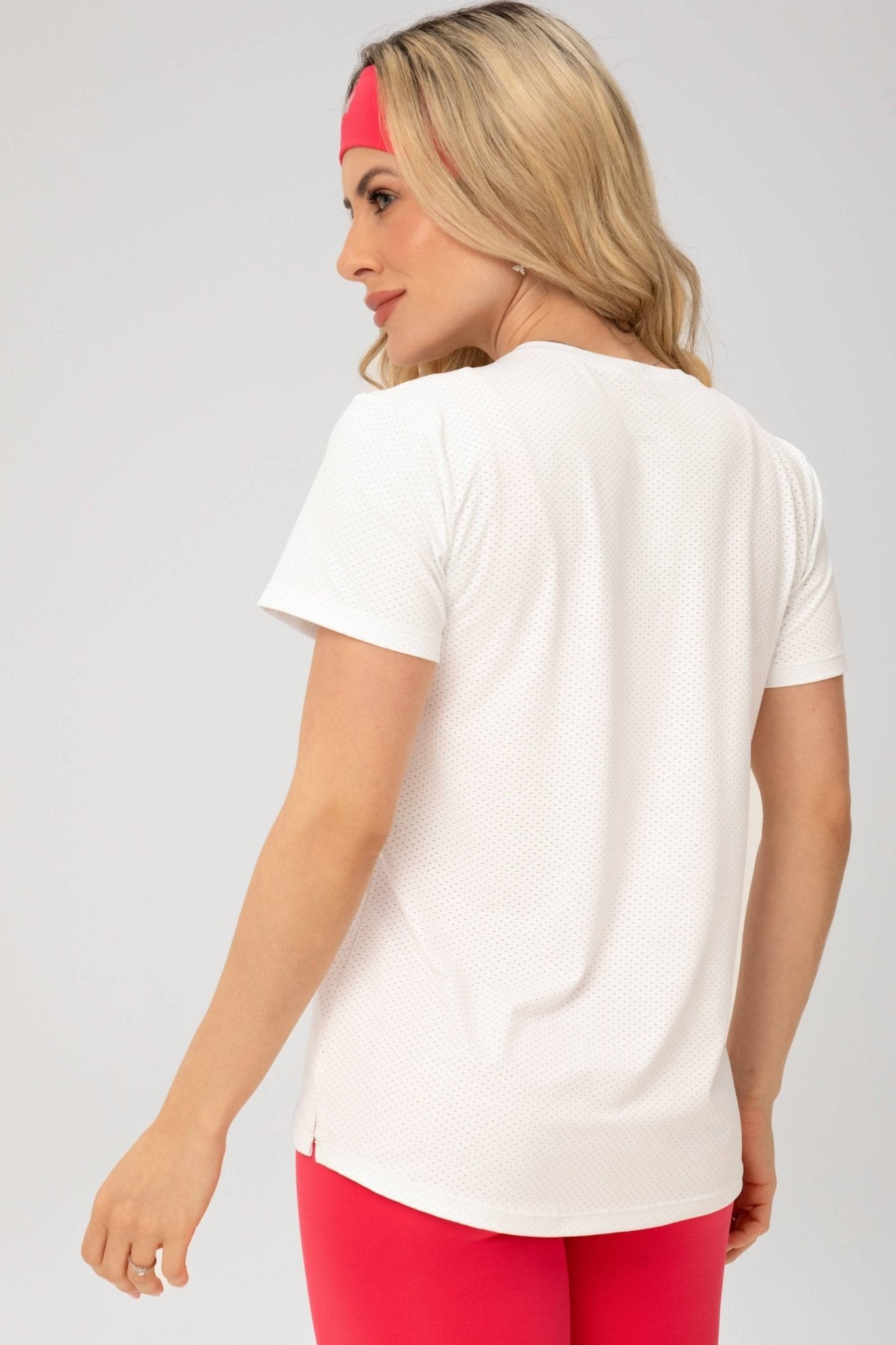 Blusa de Manga Curta Essentials Dry Branco MADAF250047 - MADALLOLA
