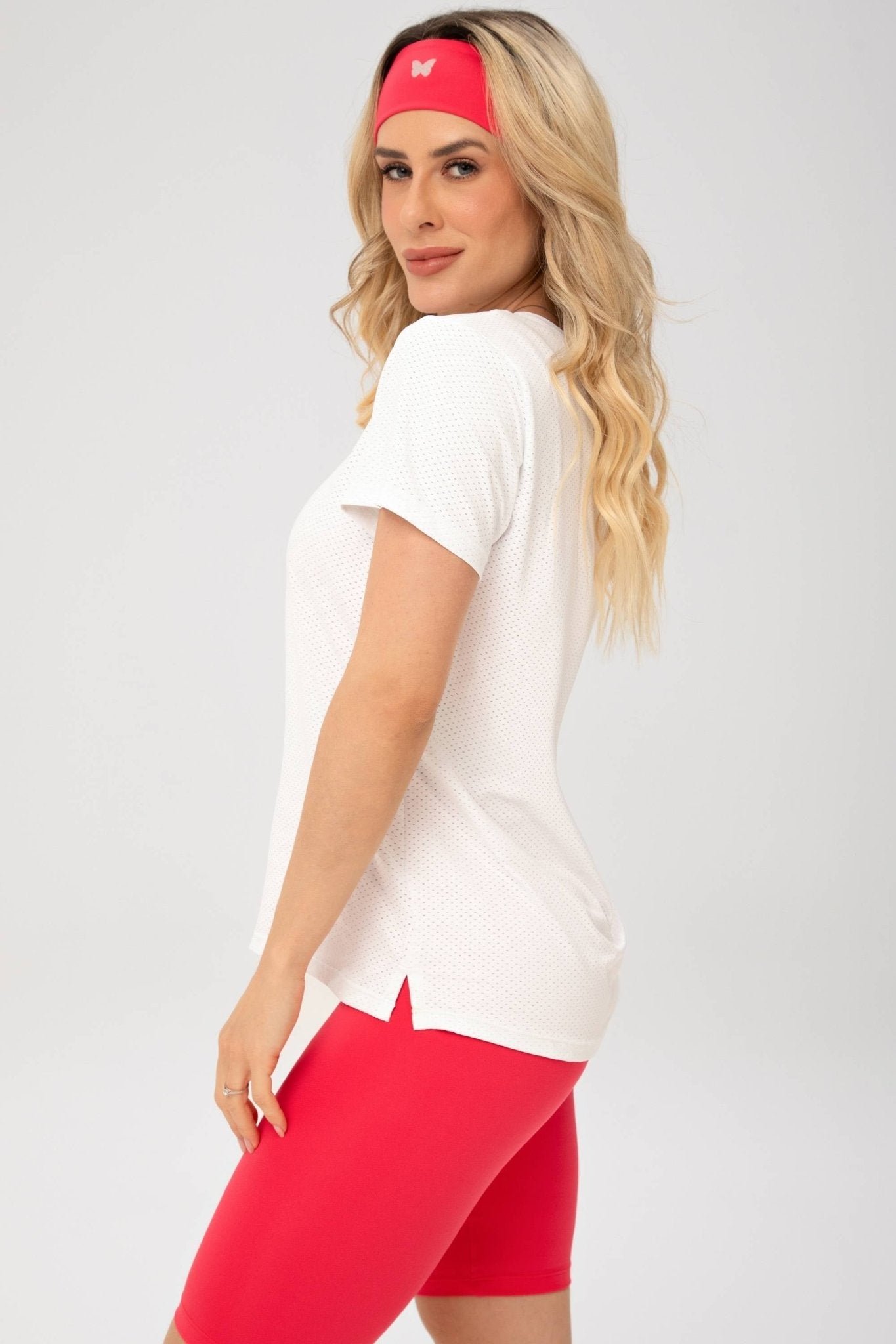 Blusa de Manga Curta Essentials Dry Branco MADAF250047 - MADALLOLA