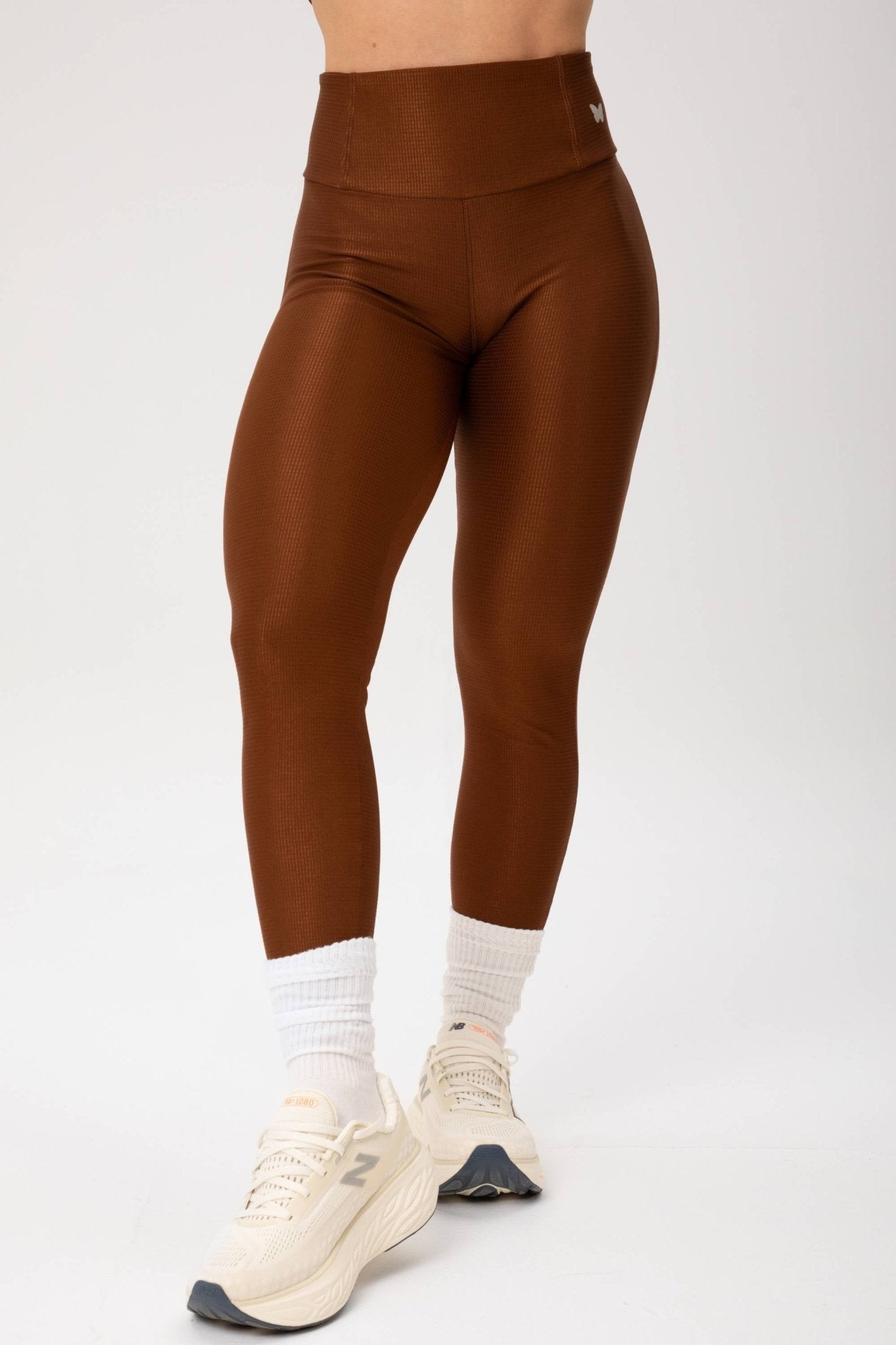 Calça Bumbum Anatômico Essentials Marrom Texturizado MADAF250033 - MADALLOLA