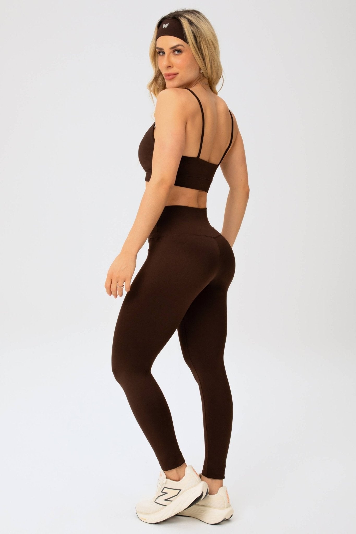 Calça Legging Essentials Marrom MADAF25008 - MADALLOLA