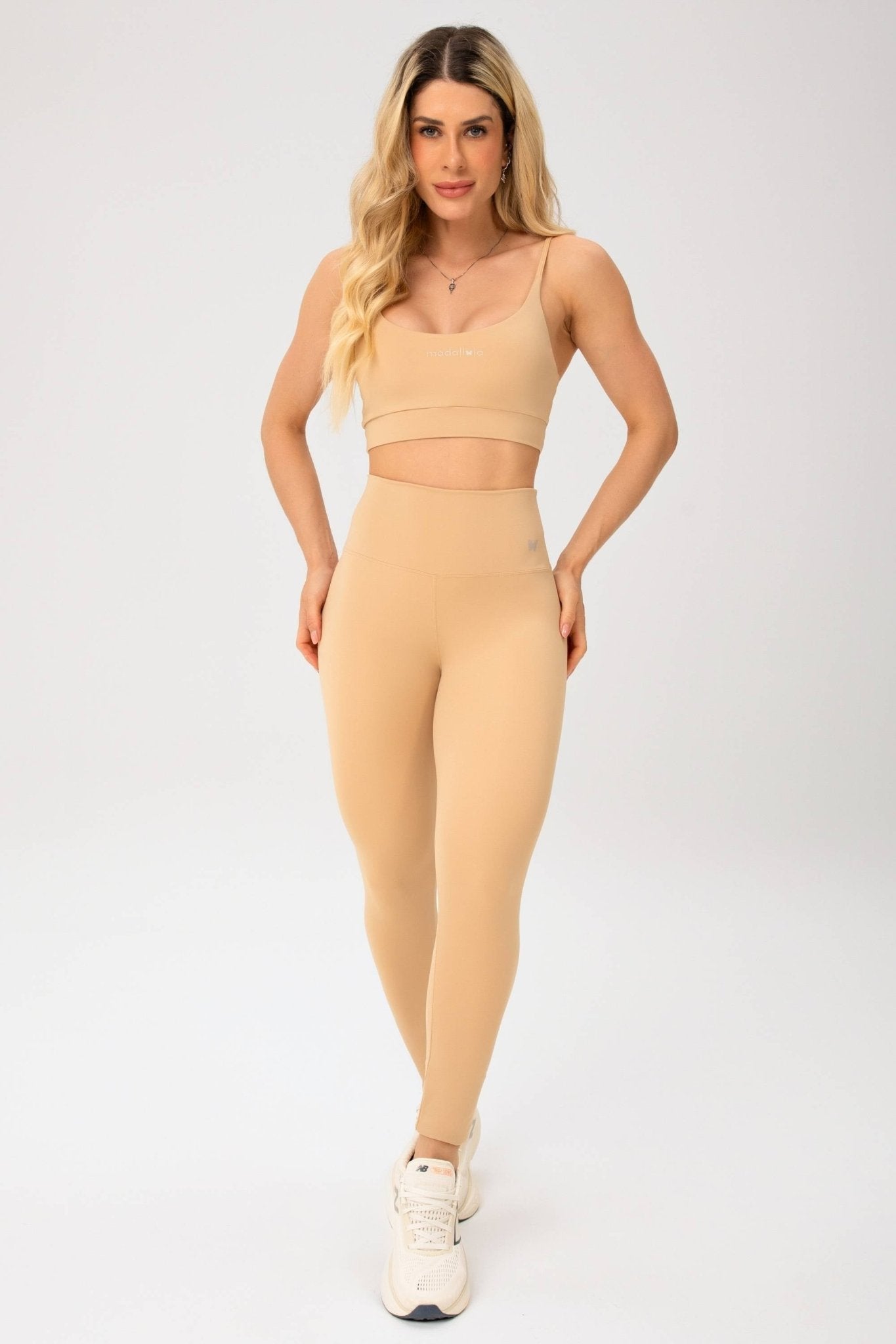 Calça Legging Essentials Nude MADAF25008 - MADALLOLA