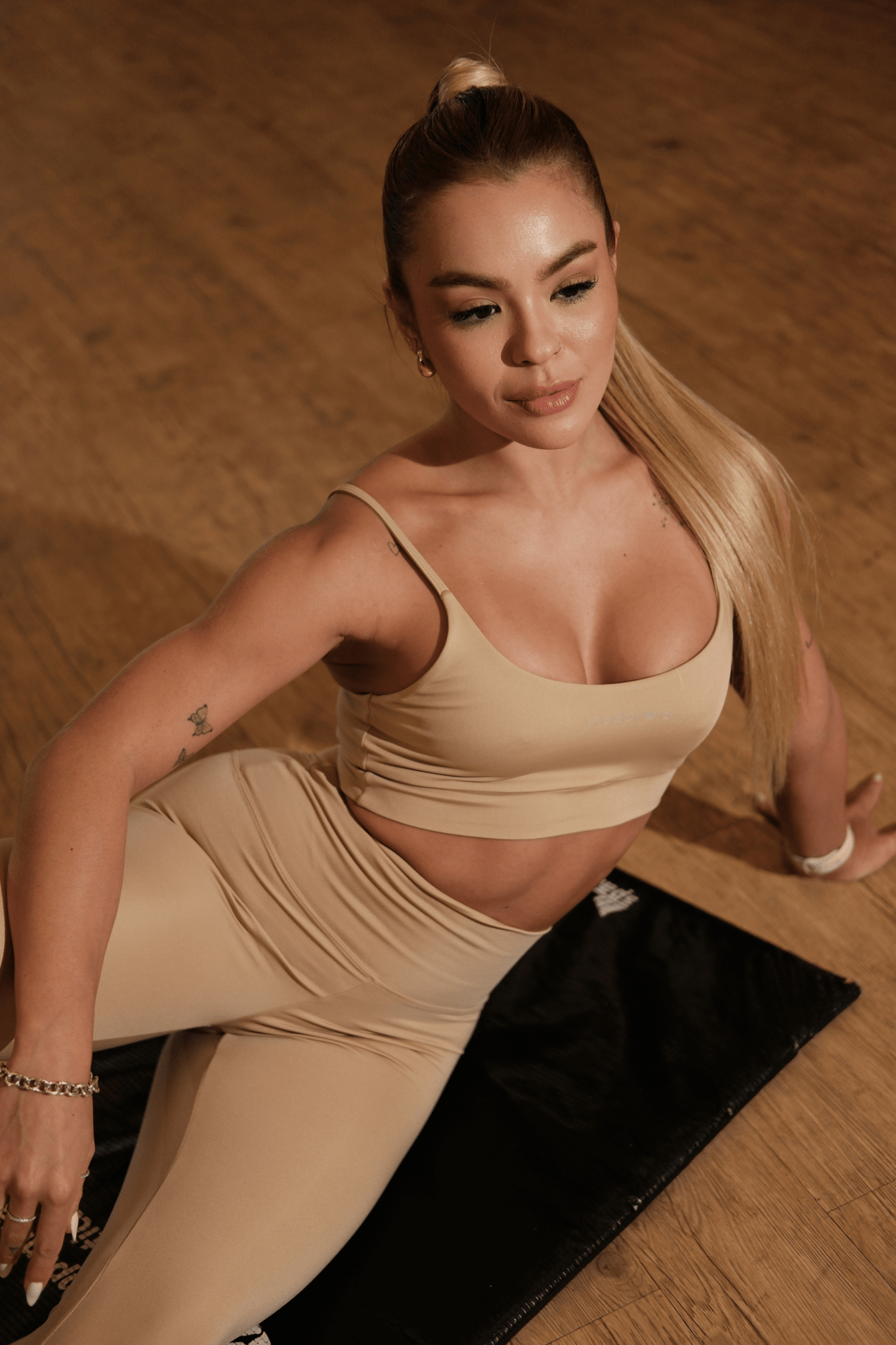 Calça Legging Essentials Nude MADAF25008 - MADALLOLA