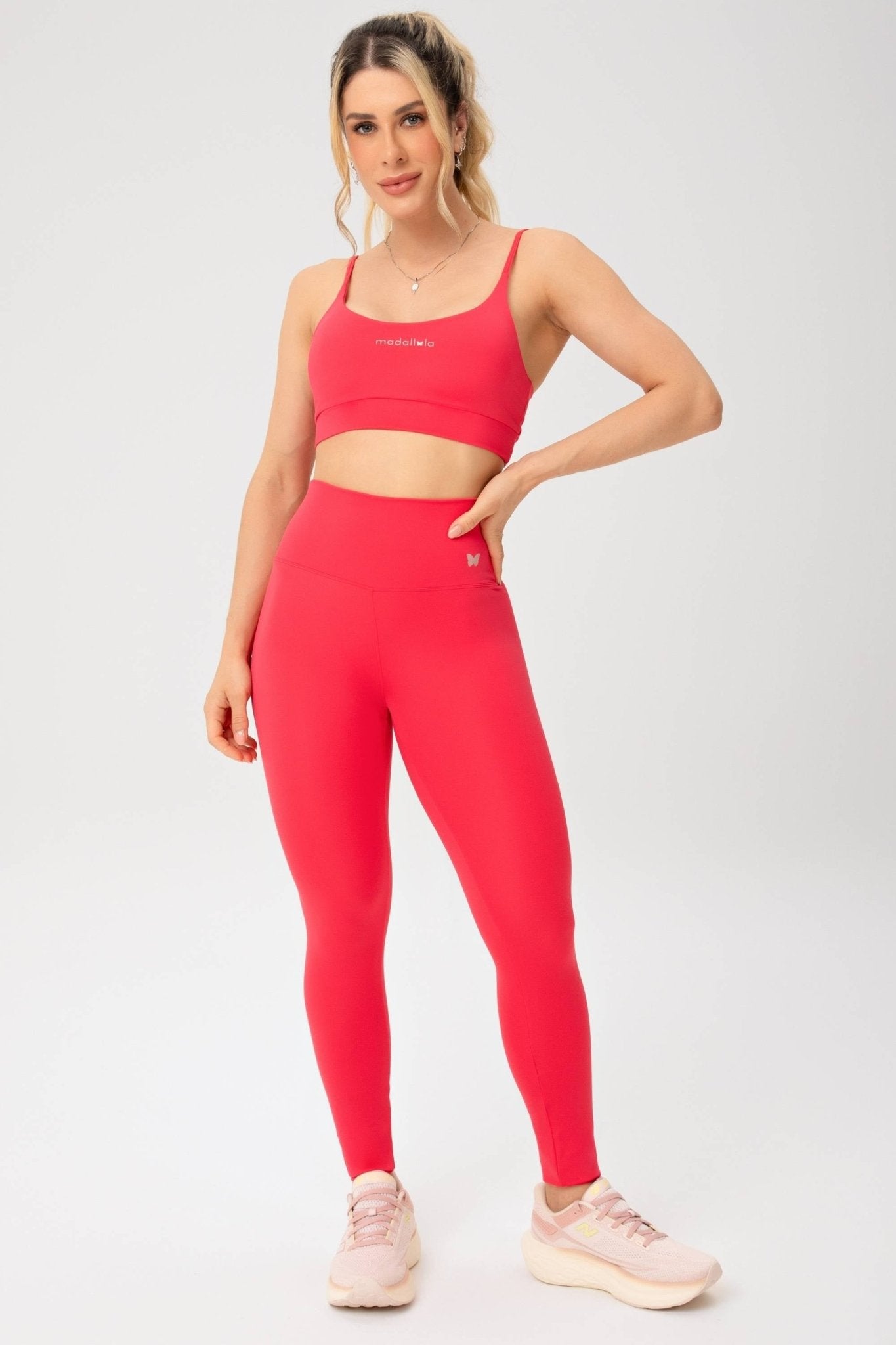 Calça Legging Essentials Pink MADAF25008 - MADALLOLA