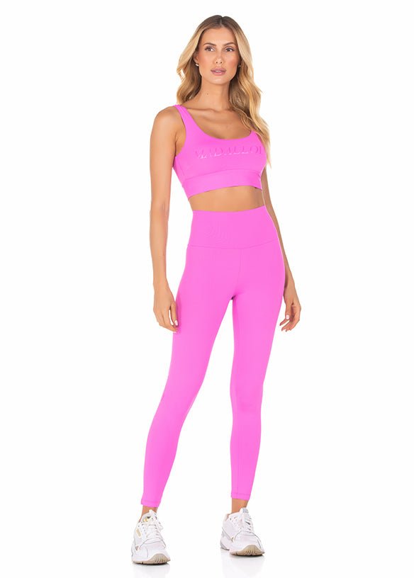 Calça Legging Fit Madallola Pink 22022 - MADALLOLA