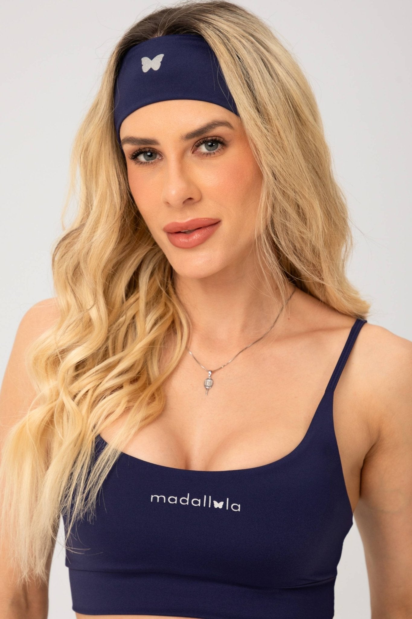 Faixa de Cabelo Essentials Azul Marinho MADAF250056 - MADALLOLA