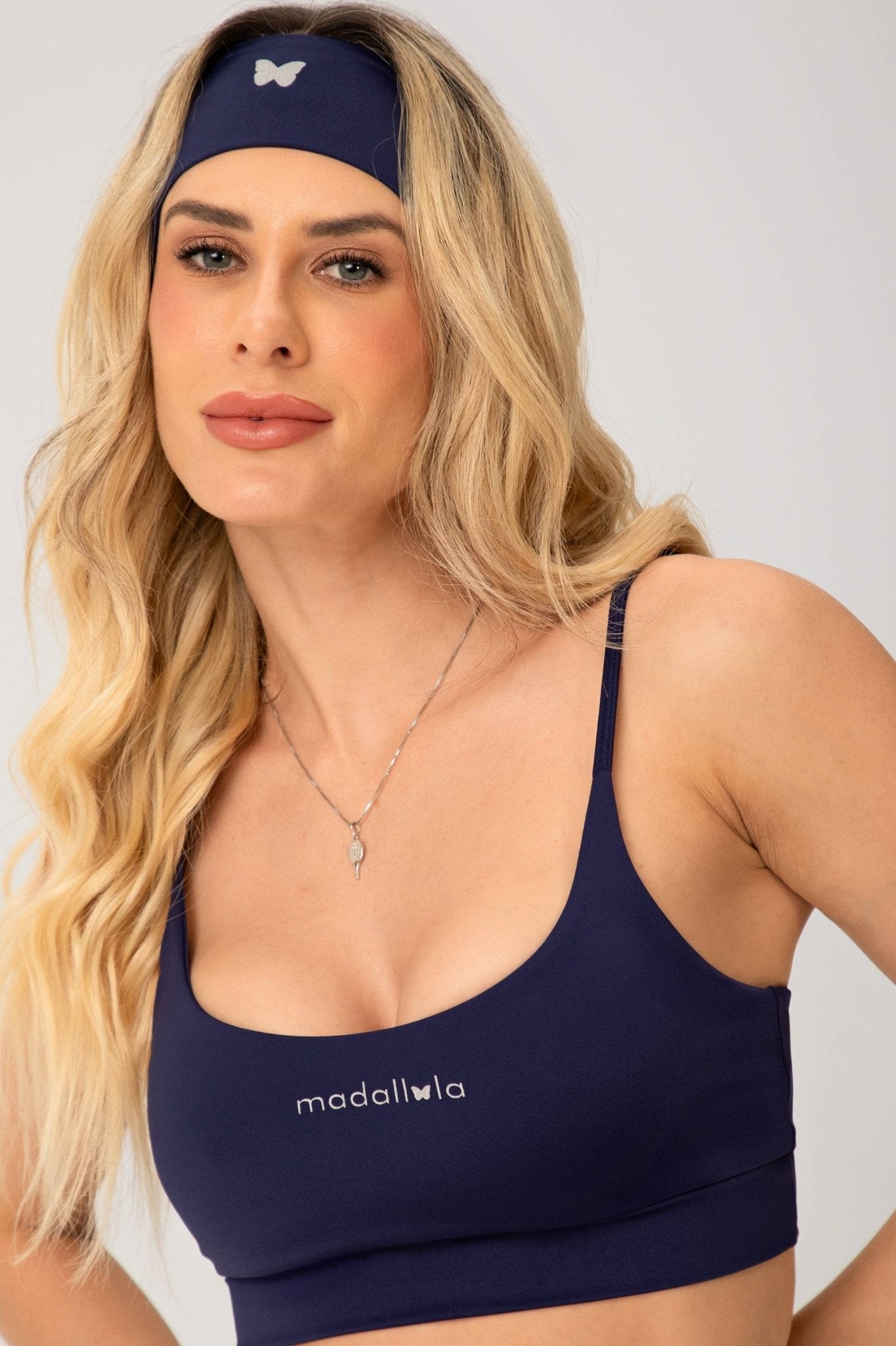 Faixa de Cabelo Essentials Azul Marinho MADAF250056 - MADALLOLA