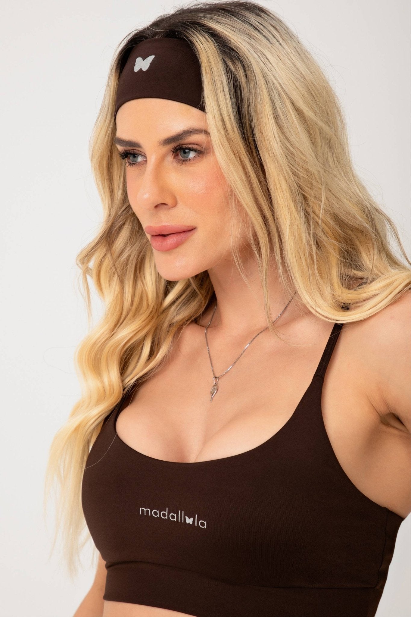 Faixa de Cabelo Essentials Marrom MADAF250056 - MADALLOLA