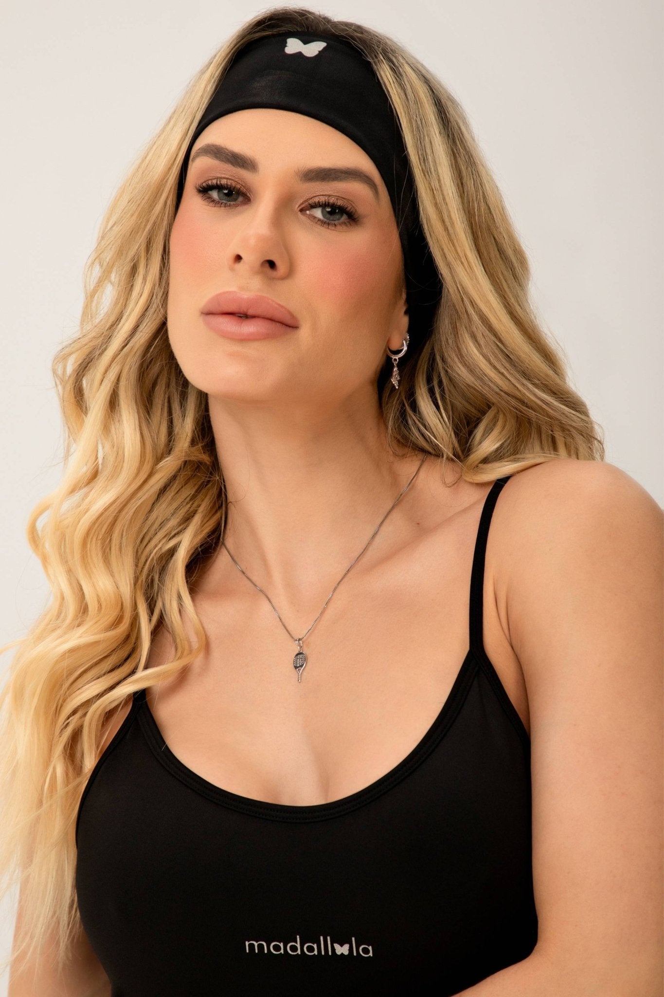 Faixa de Cabelo Essentials Preto MADAF250056 - MADALLOLA