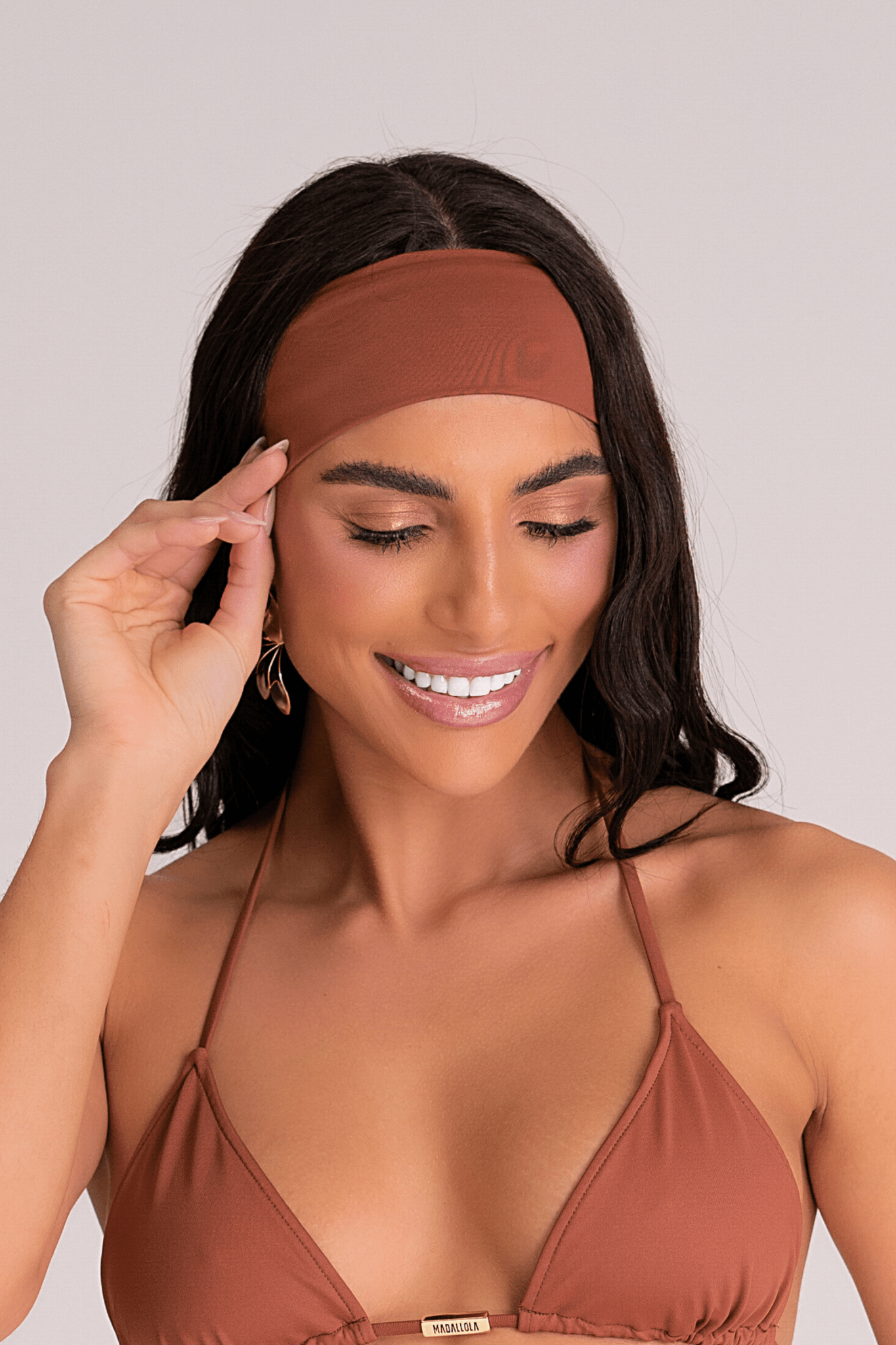 Faixa de Cabelo Marrom Liso MADAP25043 - MADALLOLA