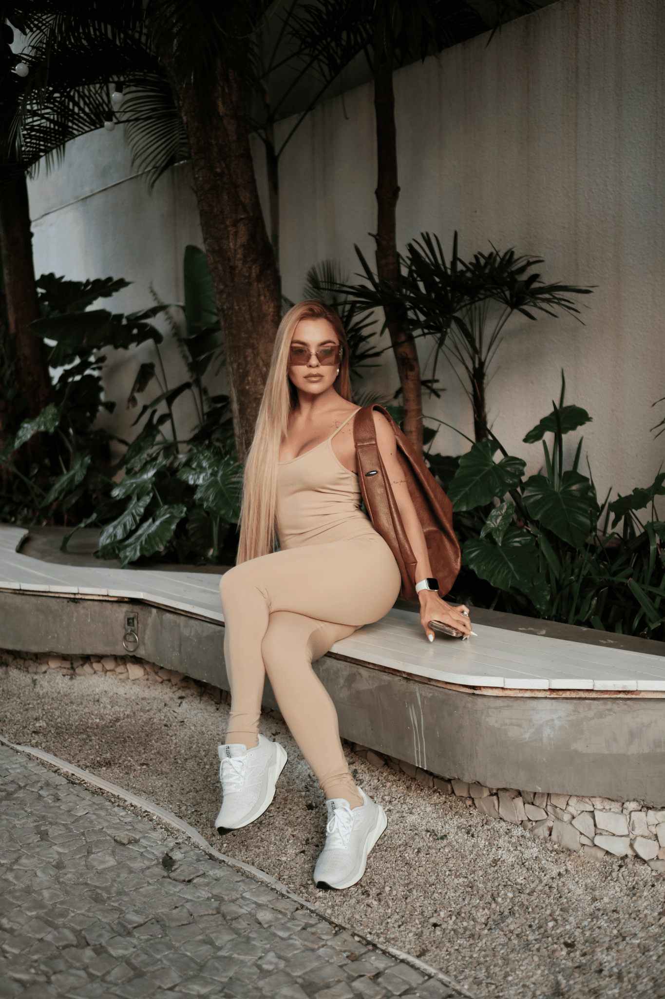 Macacão de Alcinha Essentials Nude MADAF250055 - MADALLOLA