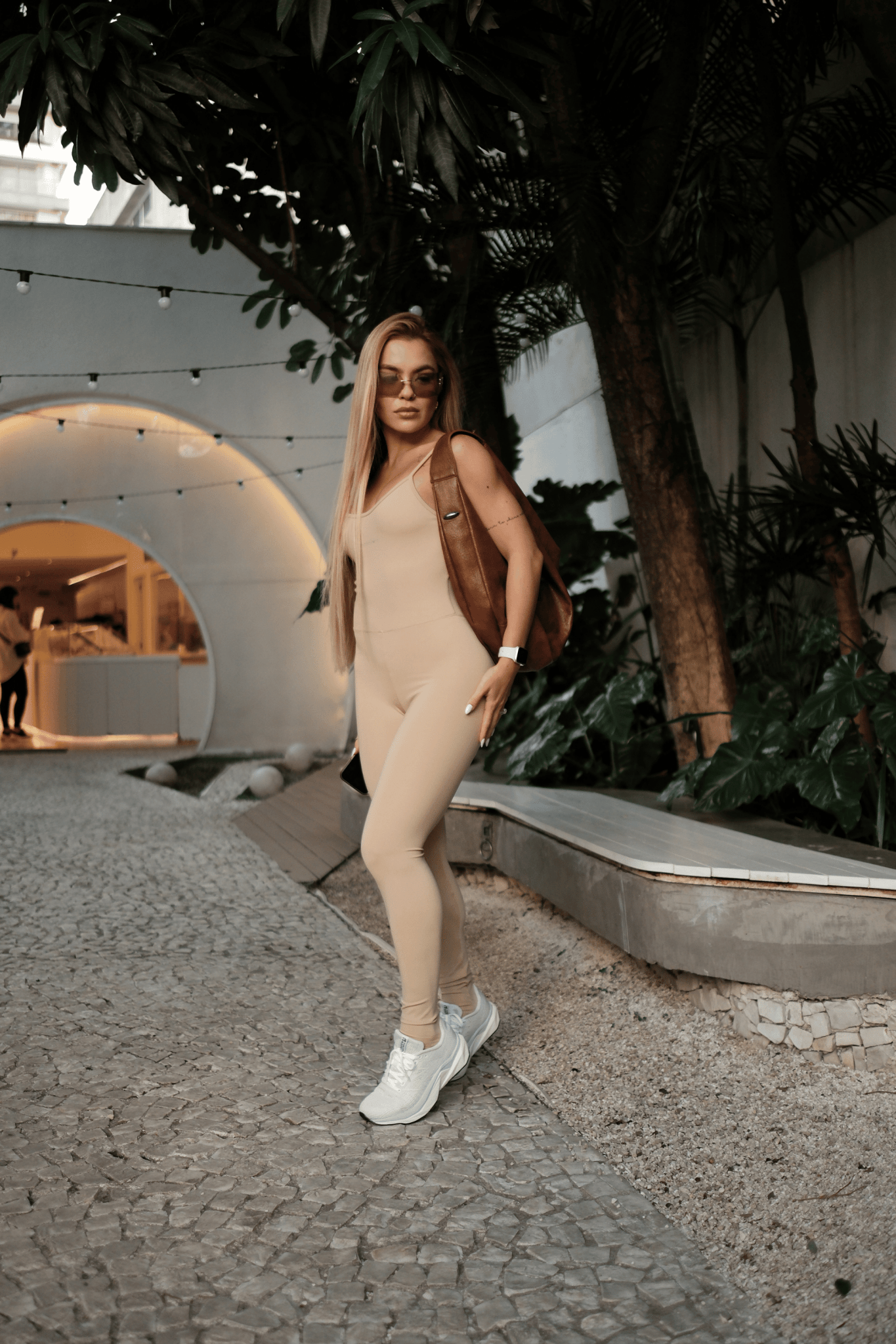Macacão de Alcinha Essentials Nude MADAF250055 - MADALLOLA