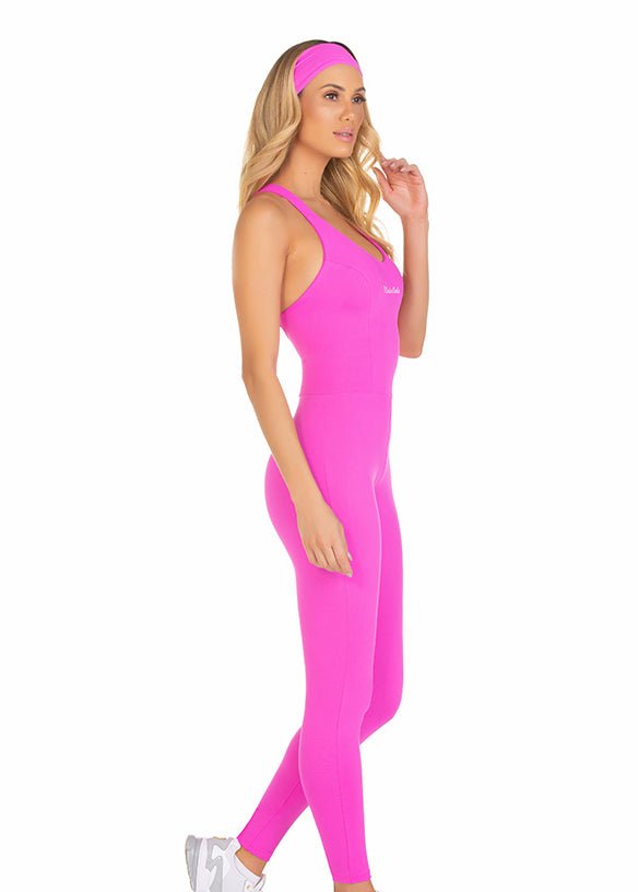 Macacão Longo Fit Pink 23004 - MADALLOLA