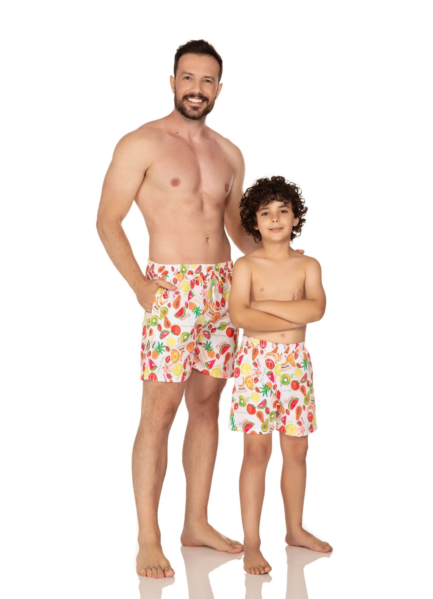 Shorts Praia Infantil Salada De Frutas MADA11013 - MADALLOLA