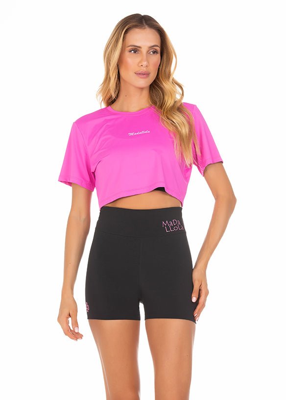 T- Shirt Cropped Energy Pink 20001 - MADALLOLA