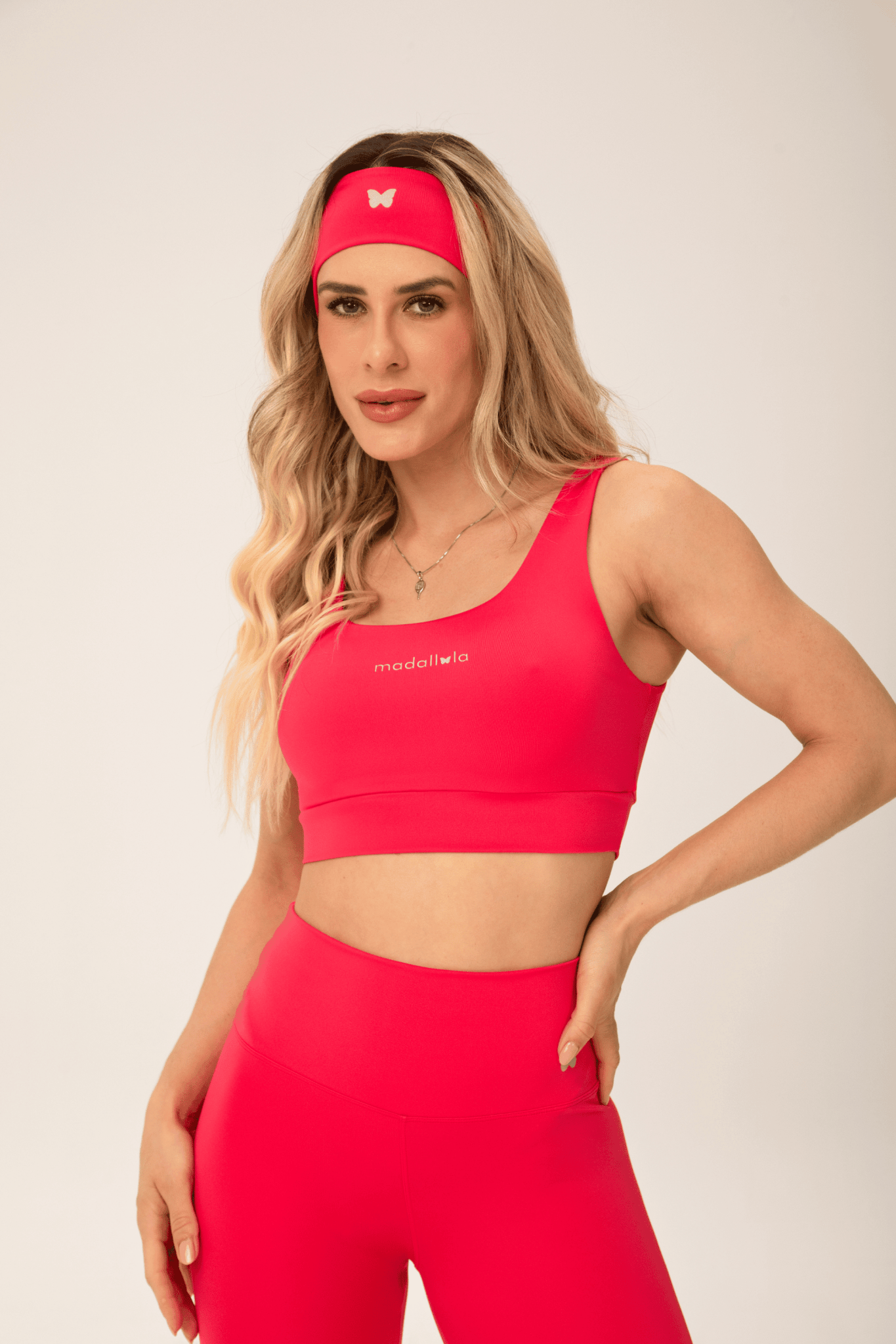Top Alça Larga Essentials Pink MADAF250051 - MADALLOLA