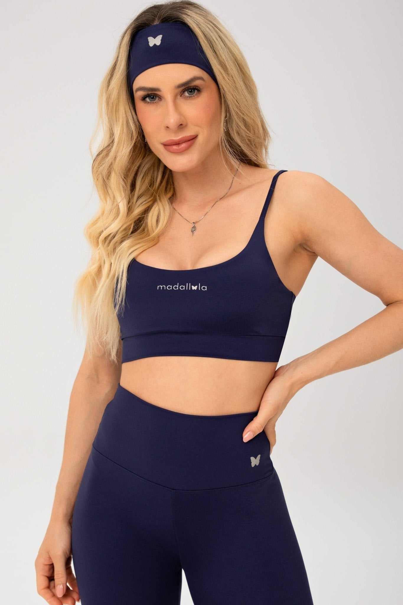 Top Alcinha Essentials Azul Marinho MADAF25009 - MADALLOLA