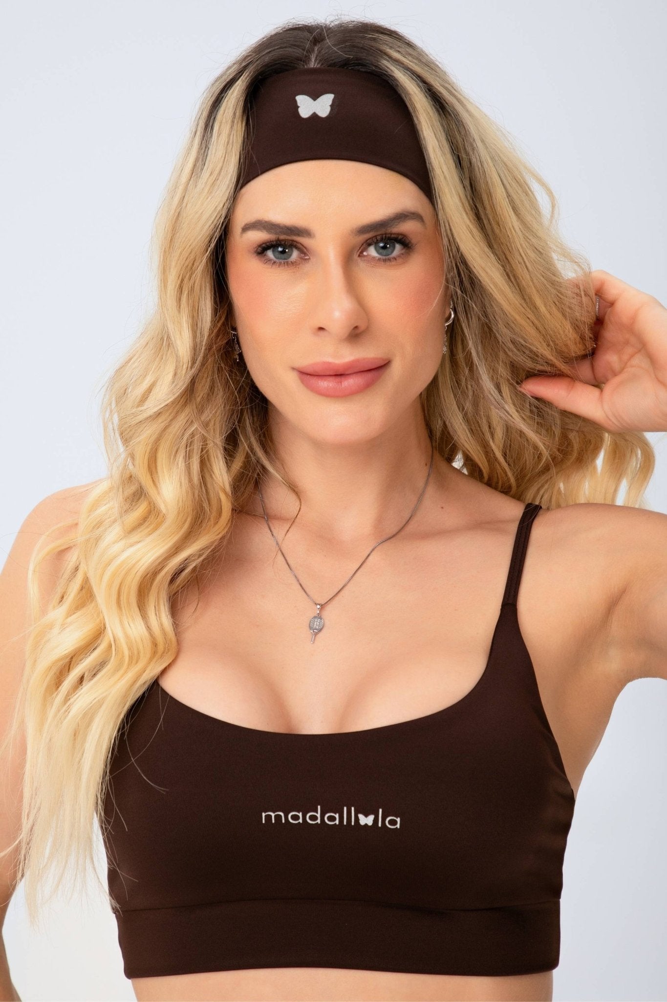 Top Alcinha Essentials Marrom MADAF25009 - MADALLOLA