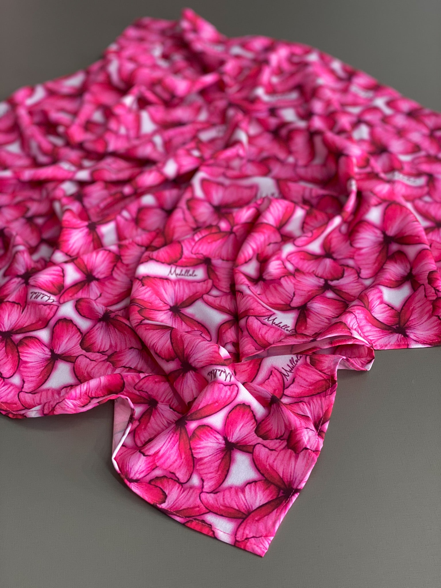 Lenço Borboleta Pink 563 - madallola